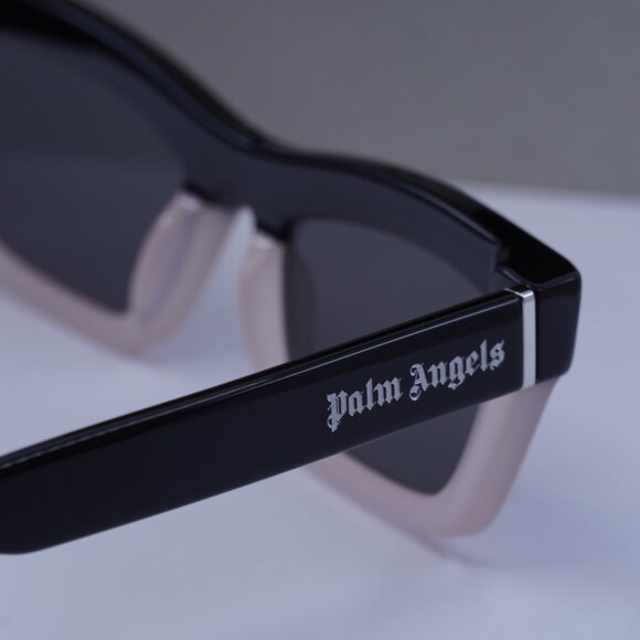 Palm Angels PERI108 MELROSE 3B07 Cat Eye Sunglasses - Black/Grey - Picture 8 of 9